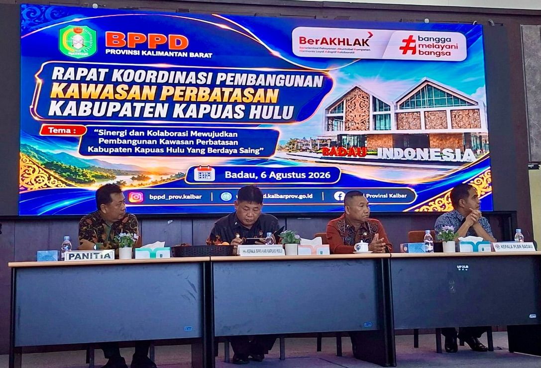 Rapat Koordinasi Pembangunan Kawasan Perbatasan Di Badau
