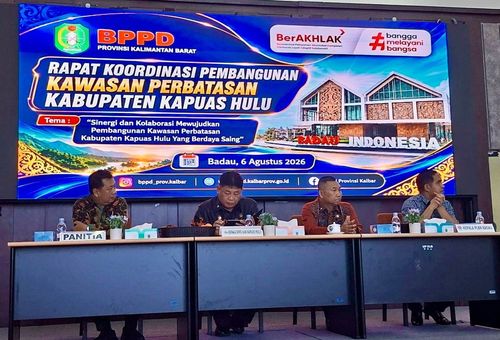 Rapat Koordinasi Pembangunan Kawasan Perbatasan Di Badau