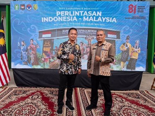 Kepala BPPD Menghadiri Soft Launching PLB Temajuk